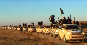 Image: ISIS has convoys of brand new matching Toyota’s the same vehicles seen among admittedly NATO-armed terrorists operating everywhere from Libya to Syria, and now Iraq. It is a synthetic, state- sponsored regional mercenary expeditionary force.