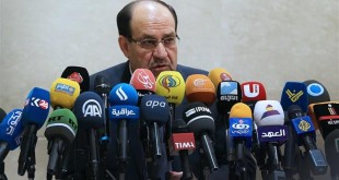 Iraqi Vice President Nouri al-Maliki speaks to reporters in Tehran on January 2, 2017. (Photo by IRNA)