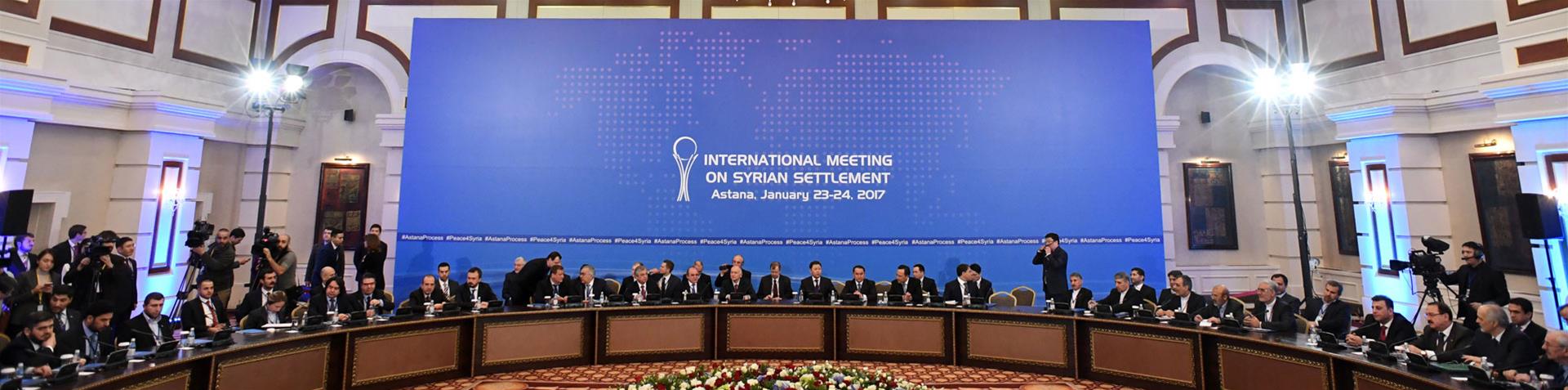 International Meeting on Syrian Settlement, Astana, January 23-24, 2017
